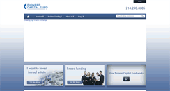 Desktop Screenshot of pioneercapitalfund.com